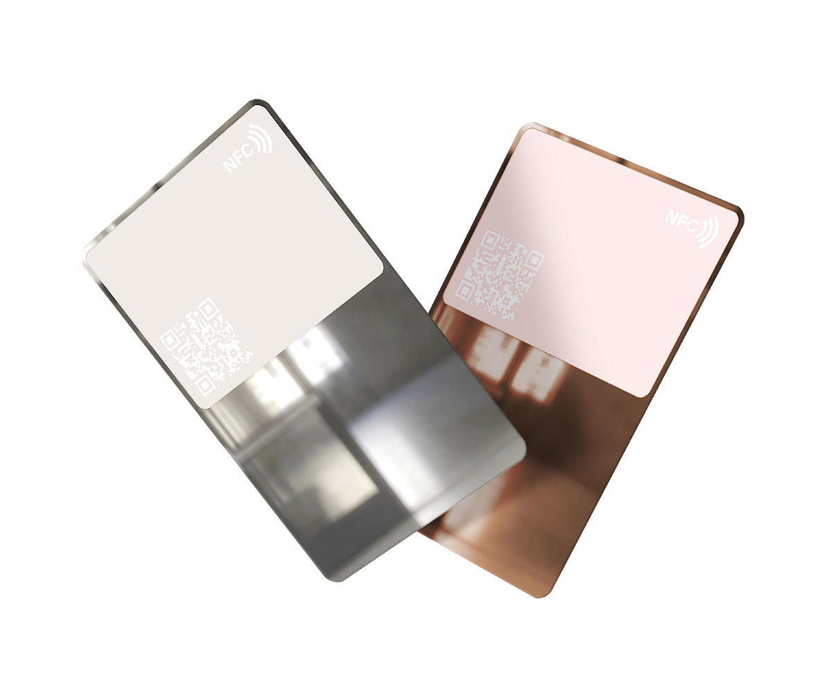 Rose Gold Digital Business Card
